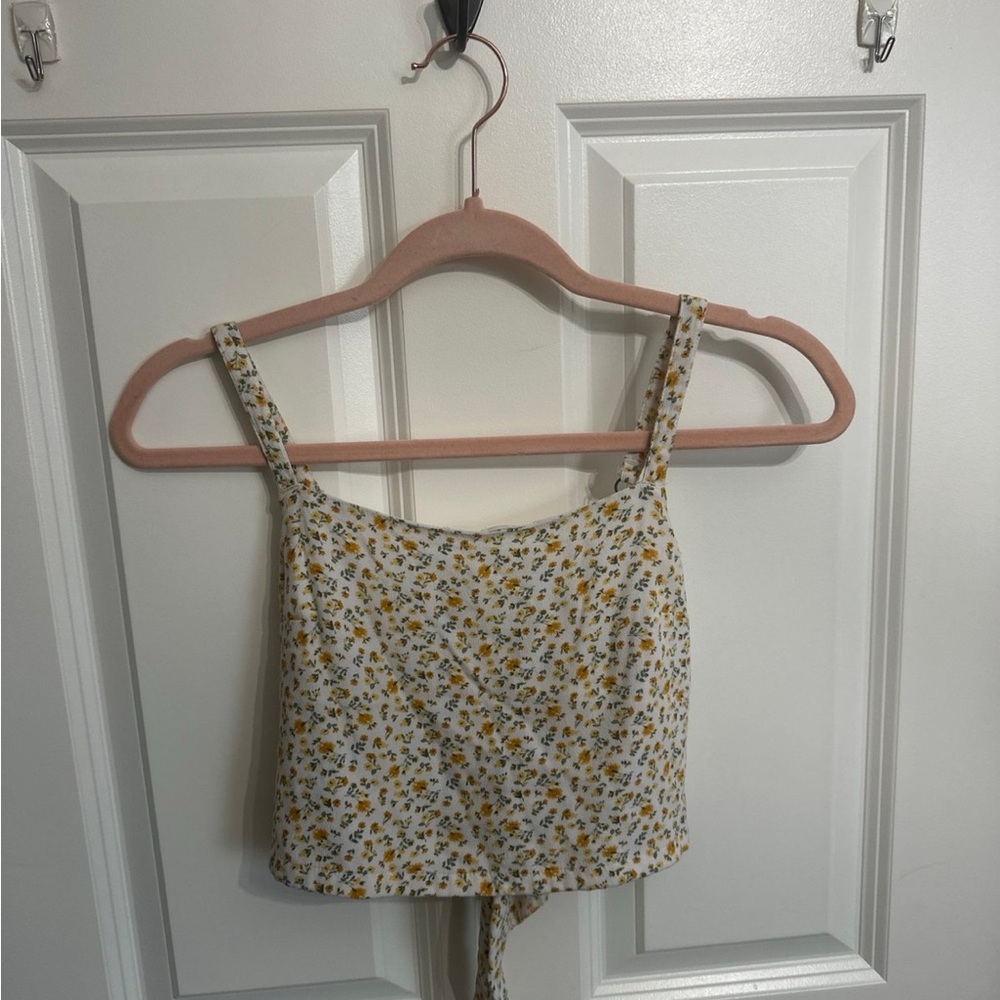 tie back crop top